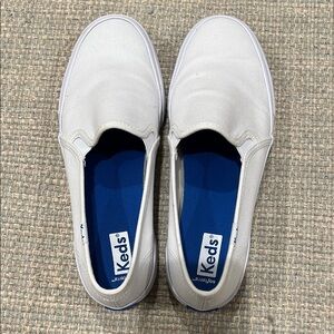 Keds White Slip-On Sneakers